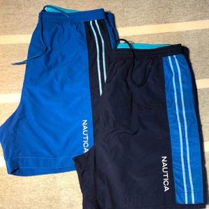 2 Mens XL Nautica Bathing Suits, never worn